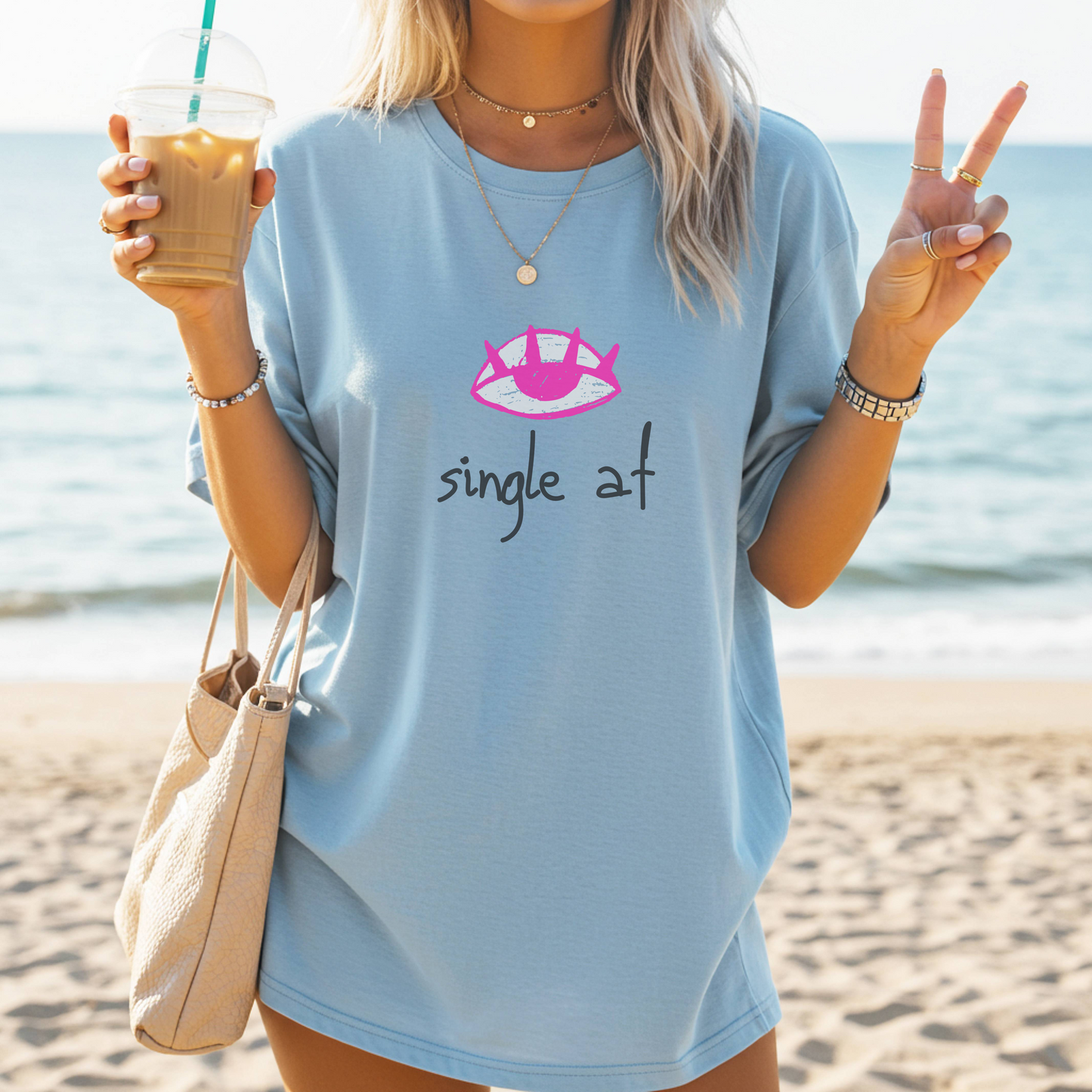 Single AF Tee – Wheel of Dare QR Code Party Game Shirt