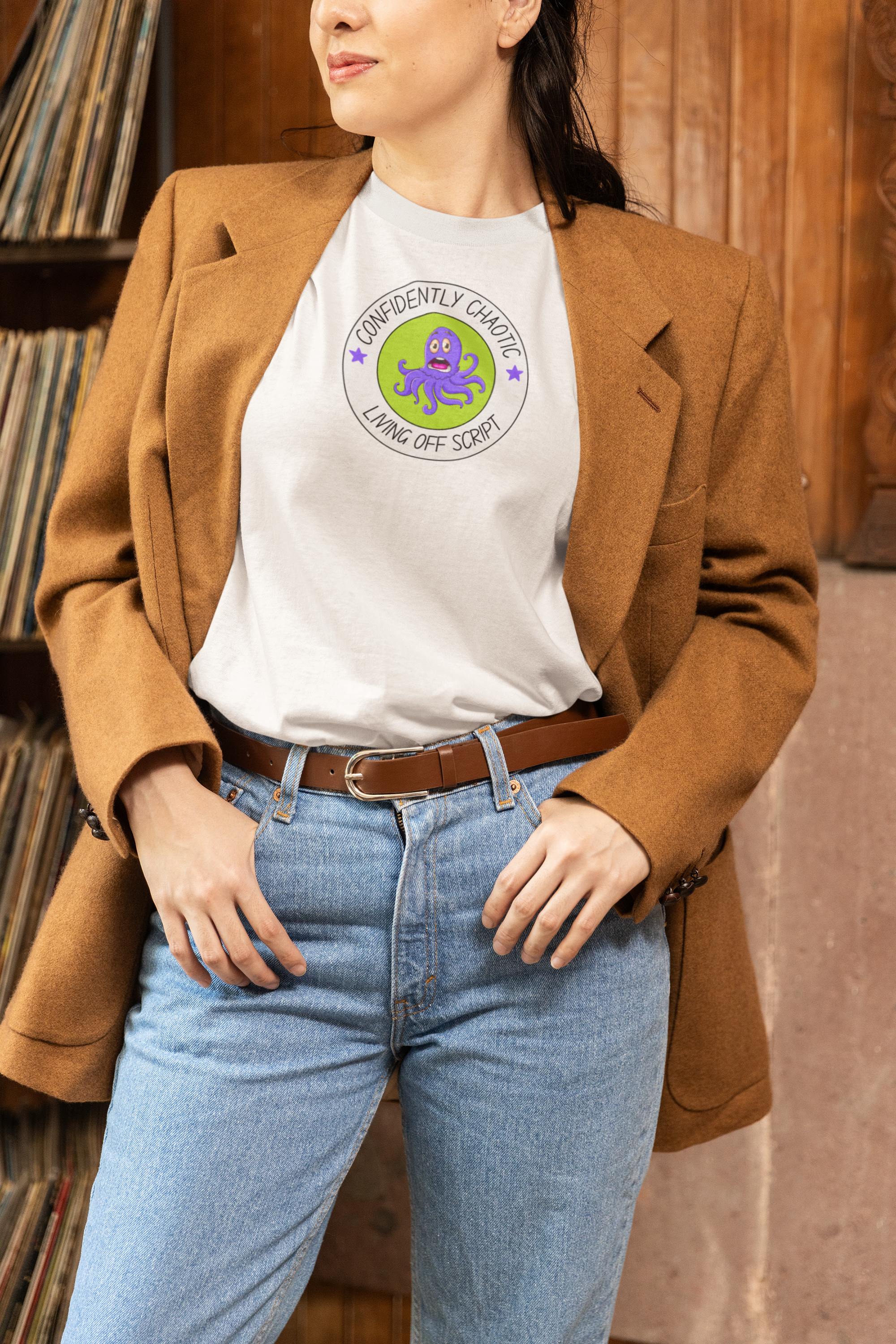 CONFIDENTLY CHAOTIC TEE: Embrace the Adventure