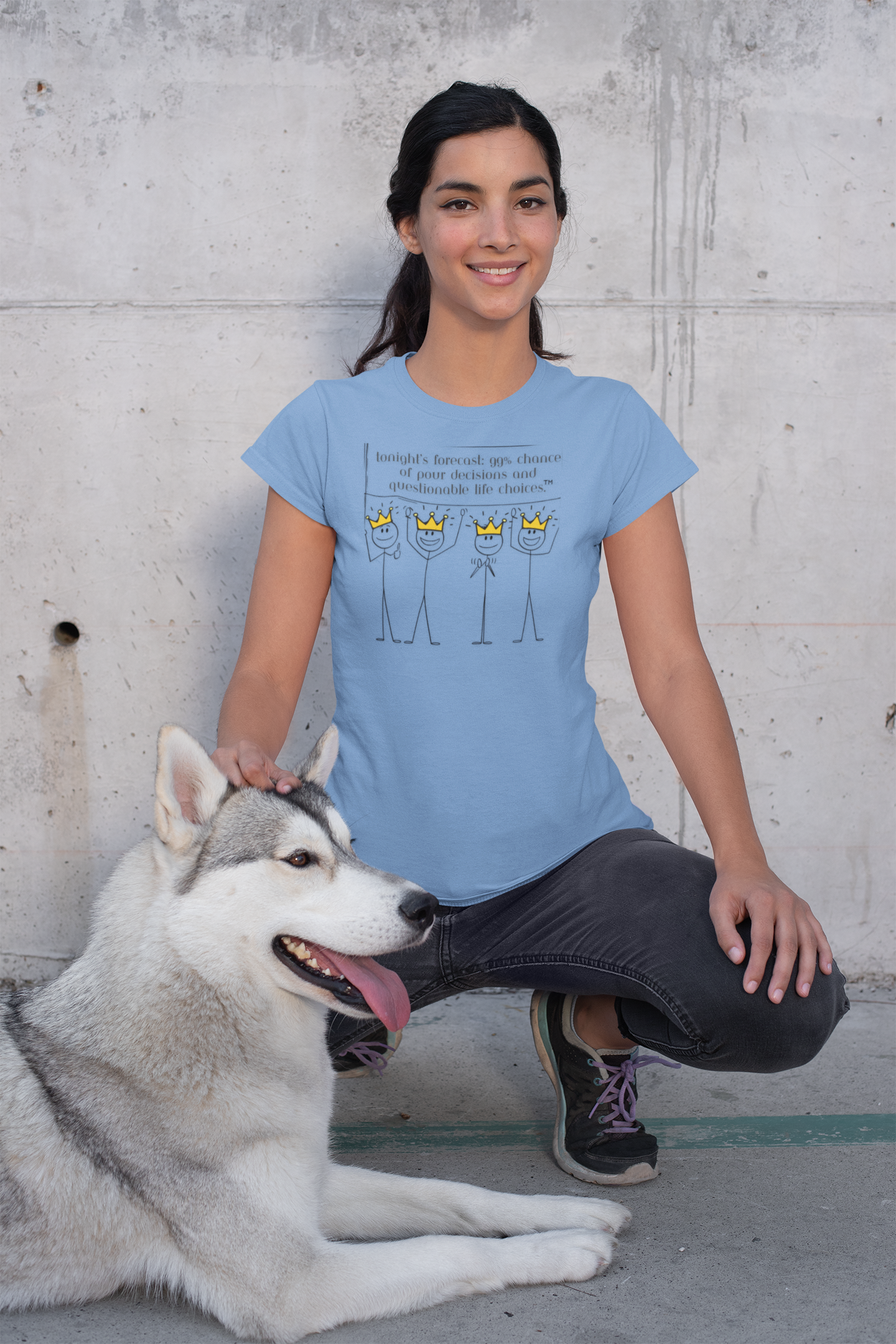 Tonight’s Forecast: 99% Chance of Pour Decisions Tee – Wheel of Dare QR Code Party Game Shirt