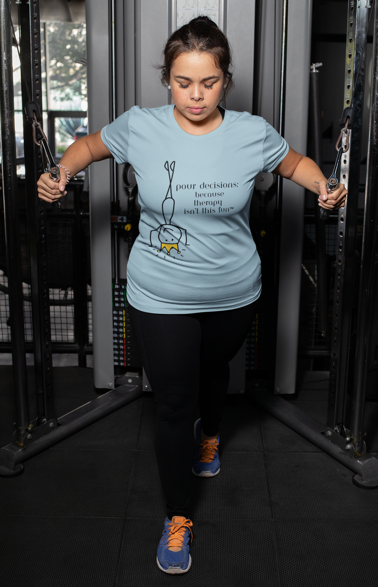 Pour Decisions: Because Therapy Isn't This Much Fun Tee | Wheel of Dare QR Code Party Game Shirt