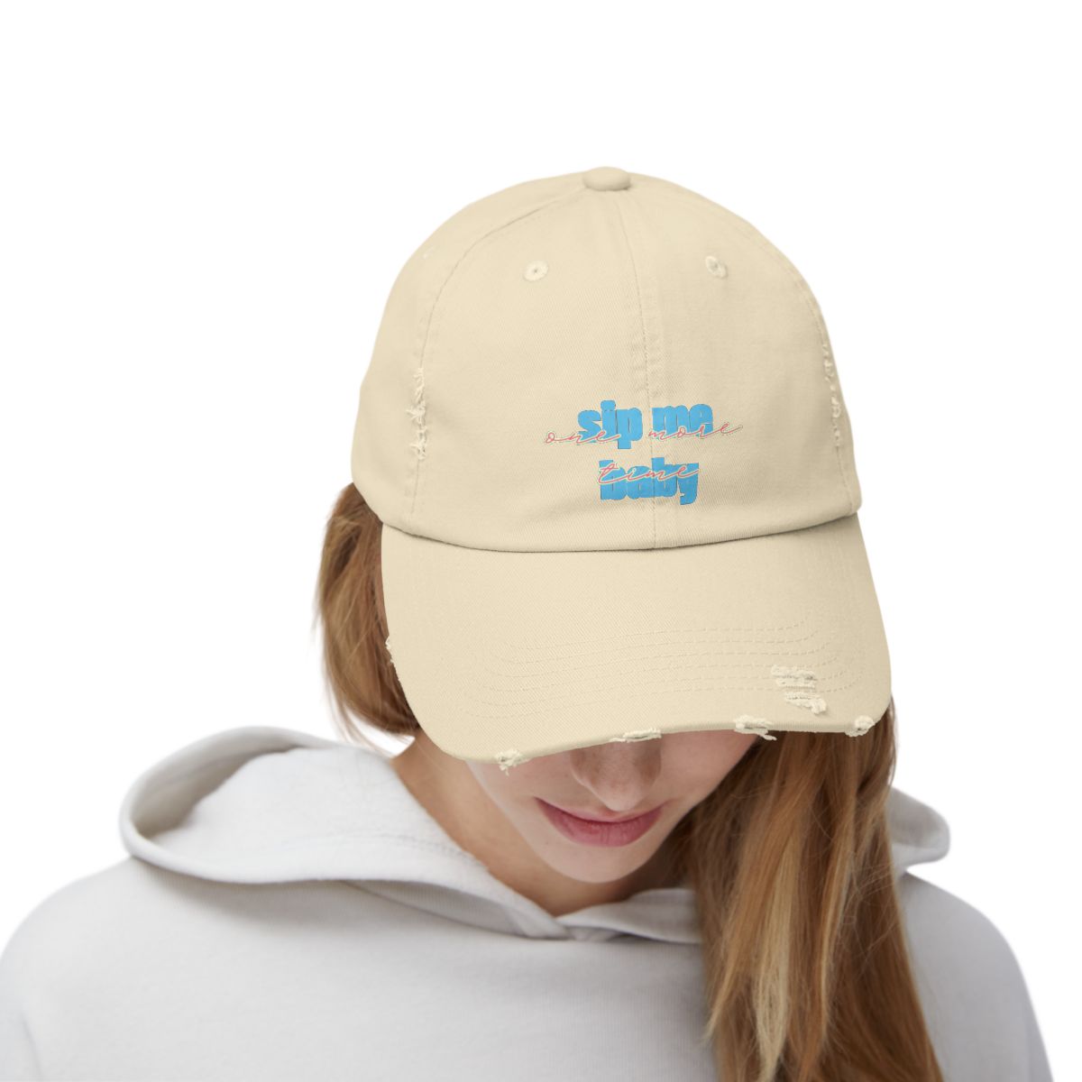 Sip Me Baby—One More Time Party Cap | Bold Bachelorette & Girls’ Weekend Hat