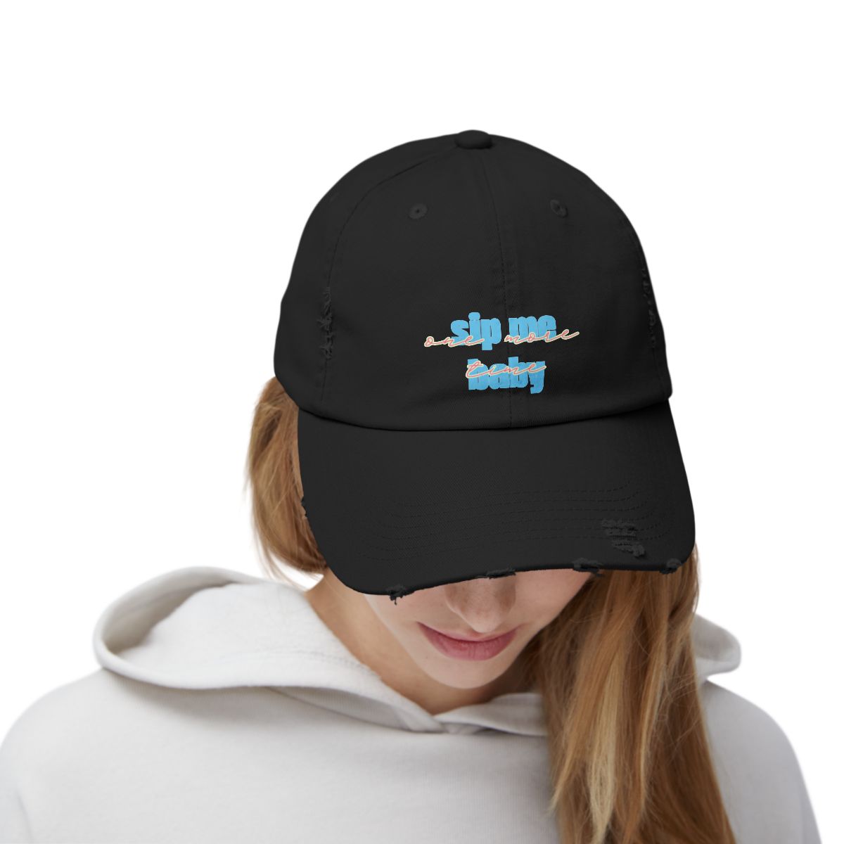 Sip Me Baby—One More Time Party Cap | Bold Bachelorette & Girls’ Weekend Hat