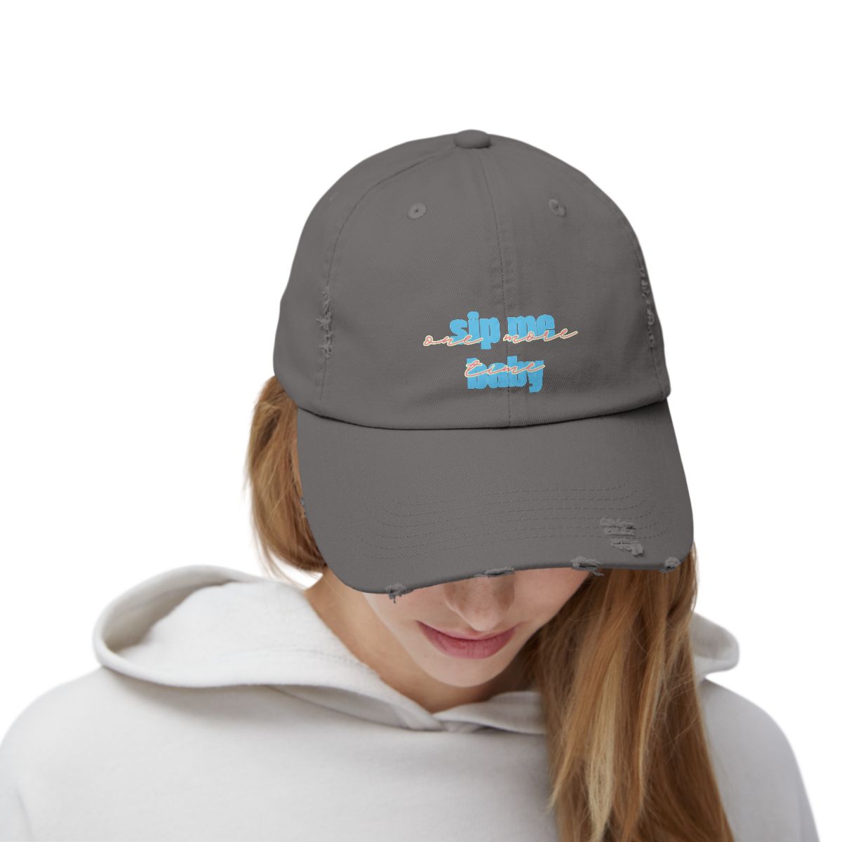 Sip Me Baby—One More Time Party Cap | Bold Bachelorette & Girls’ Weekend Hat