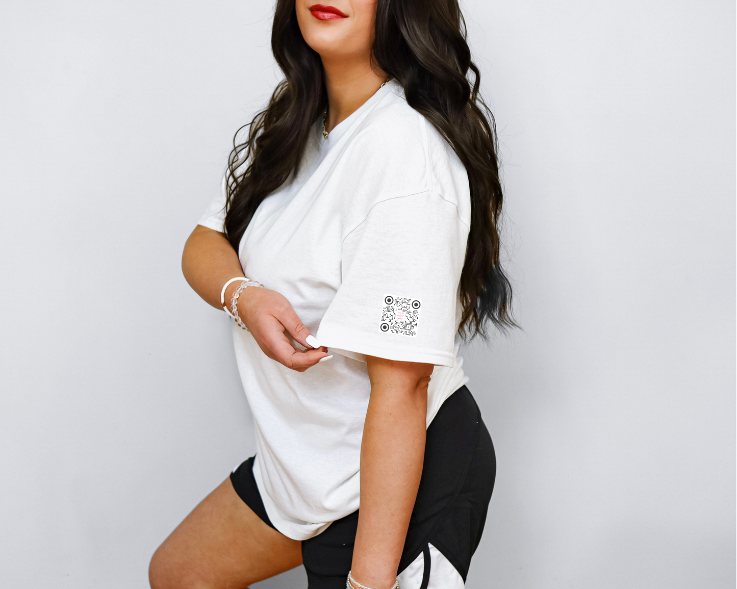 Boujee AF Tee – Glam Eye Edition | Party-Ready Oversized Trend + Wheel of Dare QR Code
