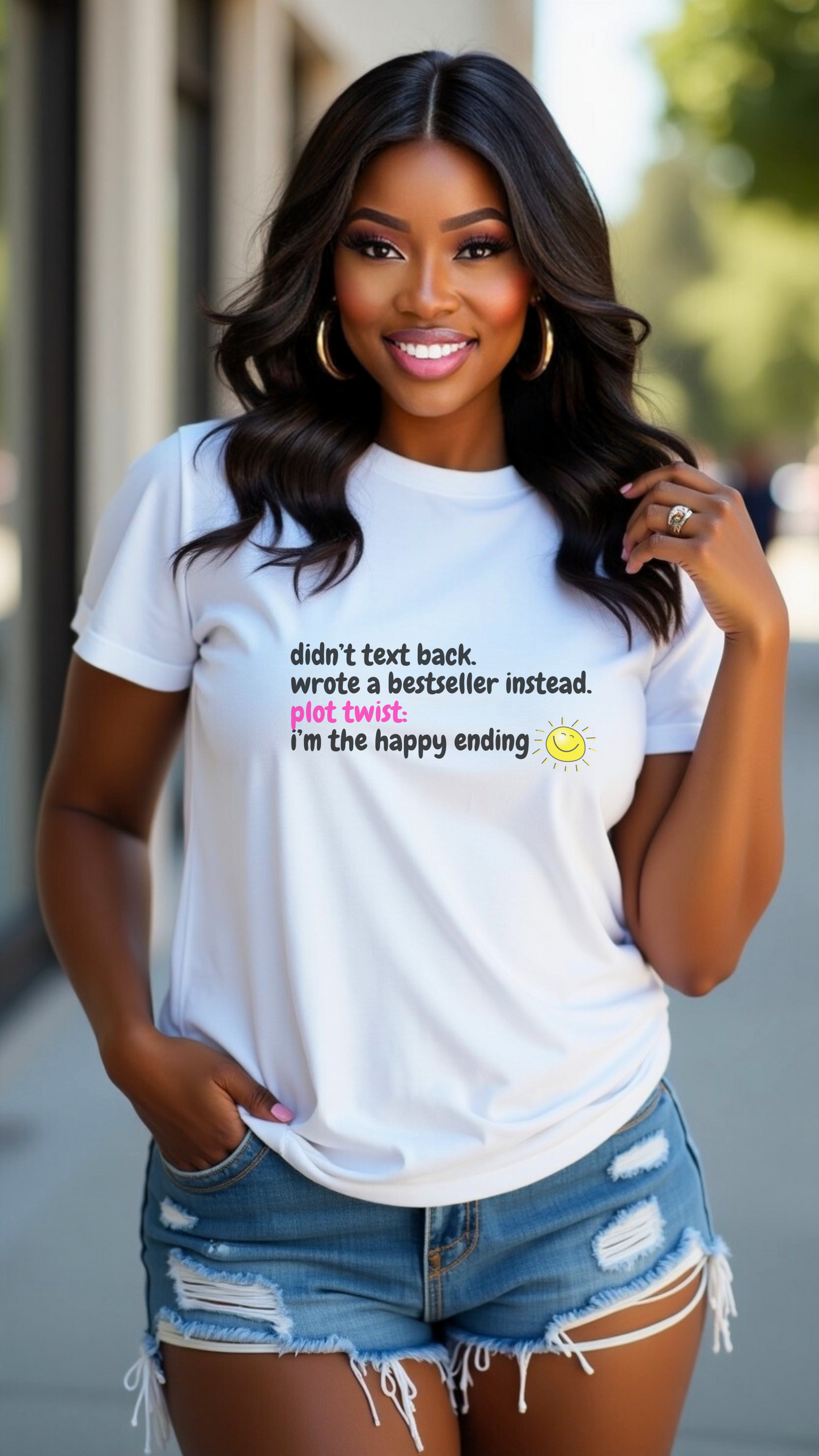 Plot Twist: Happy Ending Tee – Wheel of Dare QR Code Party Game Shirt
