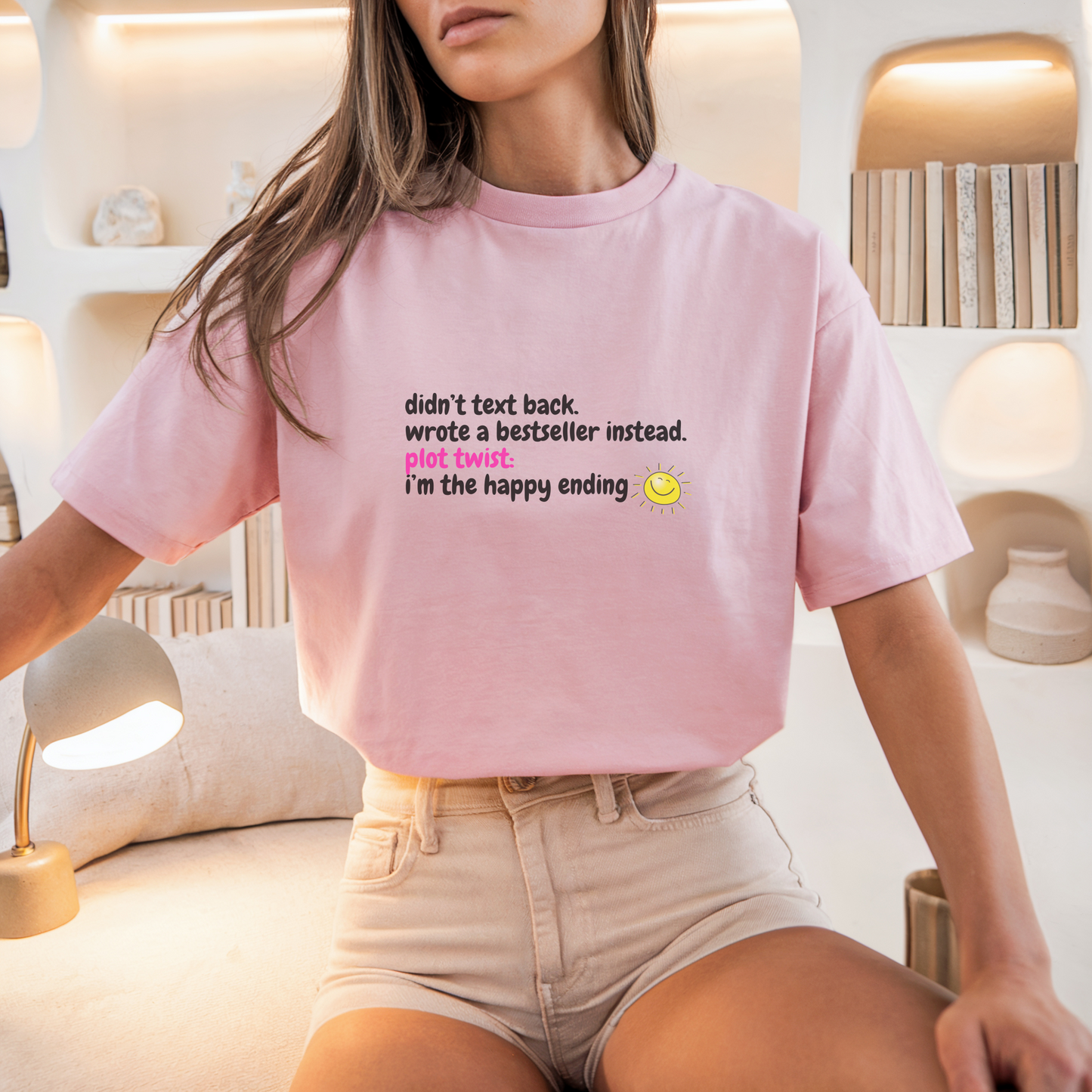 Plot Twist: Happy Ending Tee – Wheel of Dare QR Code Party Game Shirt