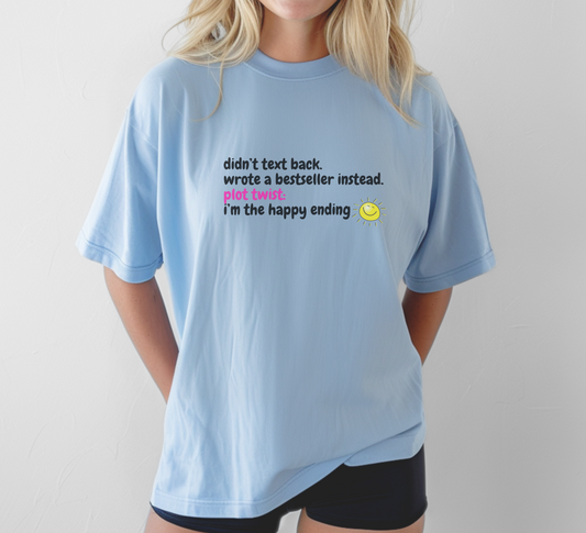 Plot Twist: Happy Ending Tee – Wheel of Dare QR Code Party Game Shirt
