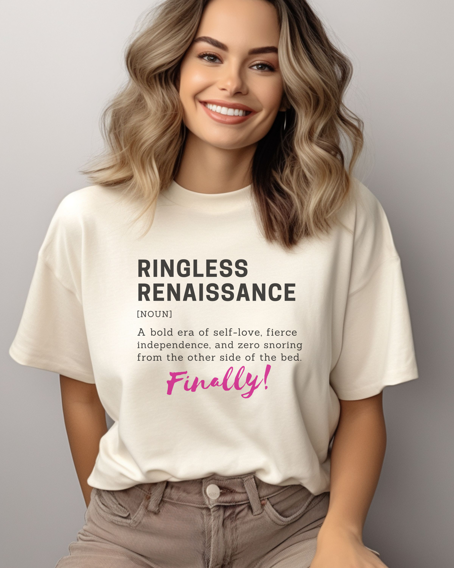 Ringless Renaissance Tee – Wheel of Dare QR Code Party Game Shirt