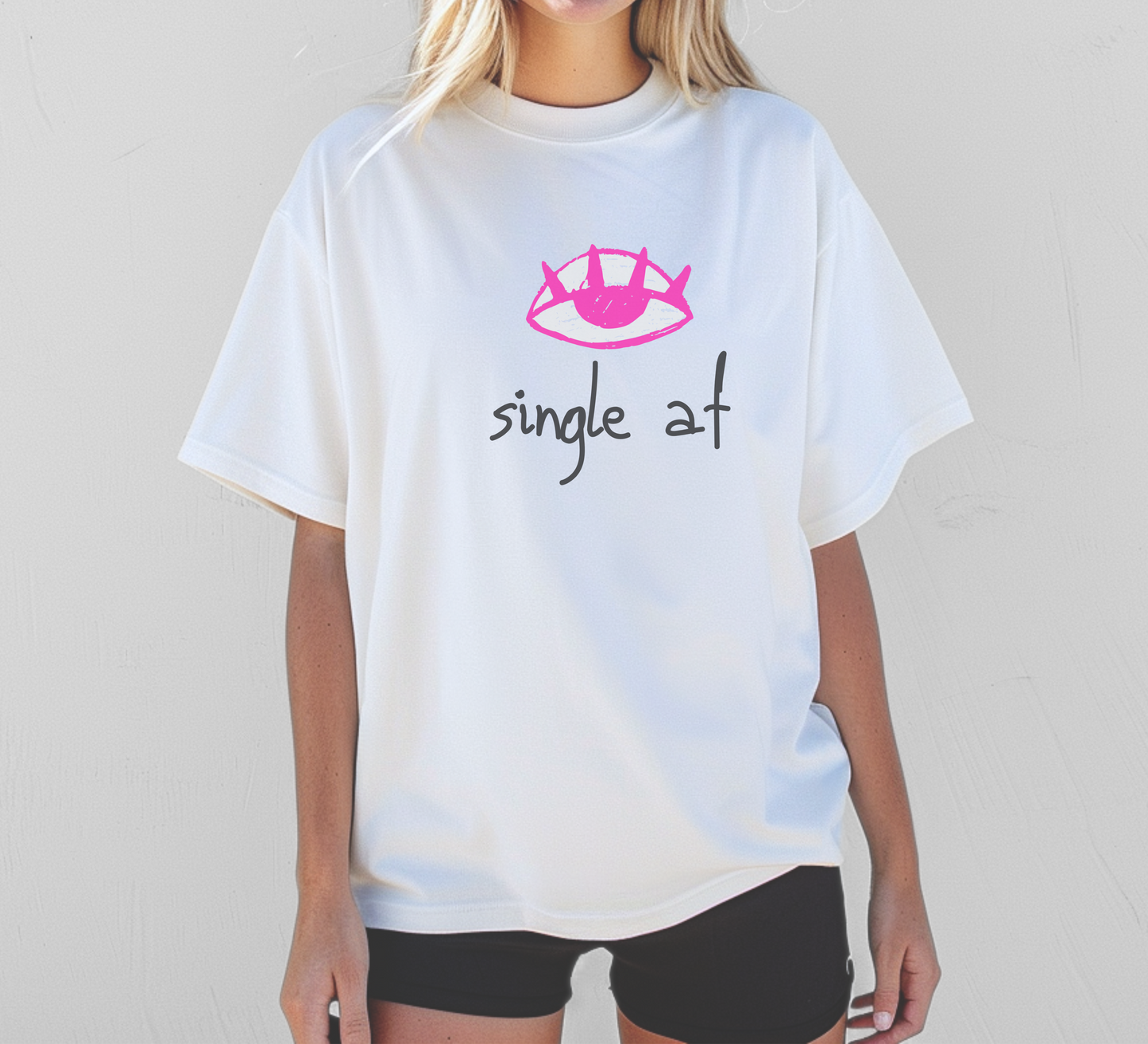Single AF Tee – Wheel of Dare QR Code Party Game Shirt