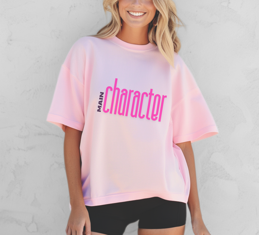 Main Character Tee – Wheel of Dare QR Code Party Game Shirt