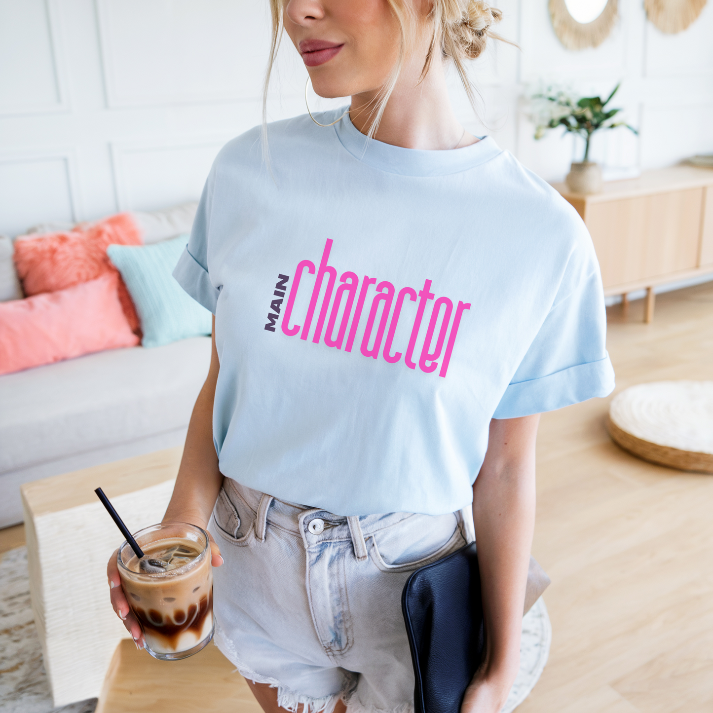 Main Character Tee – Wheel of Dare QR Code Party Game Shirt