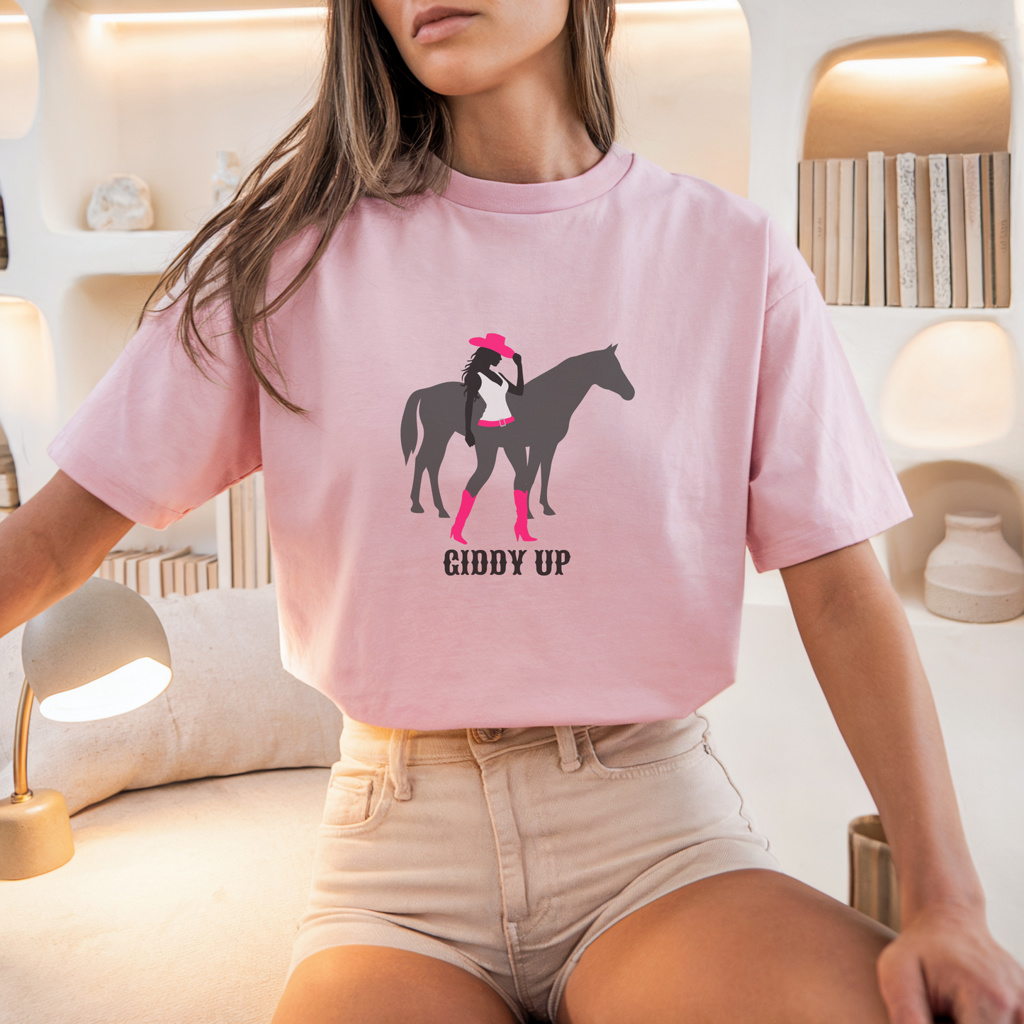 Giddy Up Tee – Cowgirl Sass Edition | Party Dare QR Code