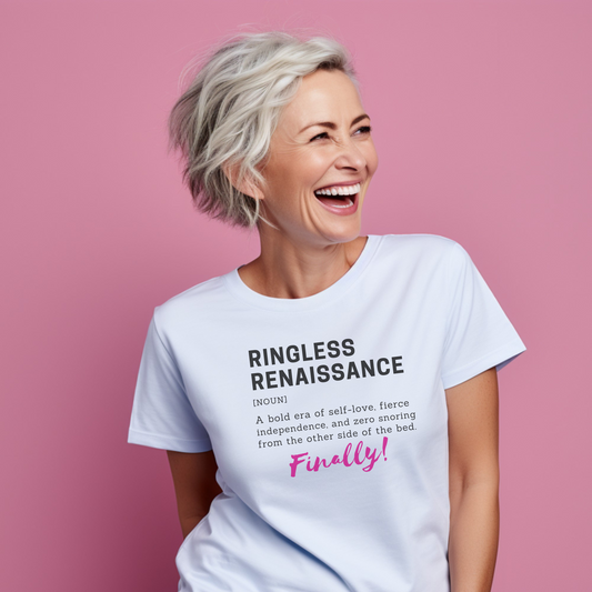 Ringless Renaissance Tee – Wheel of Dare QR Code Party Game Shirt